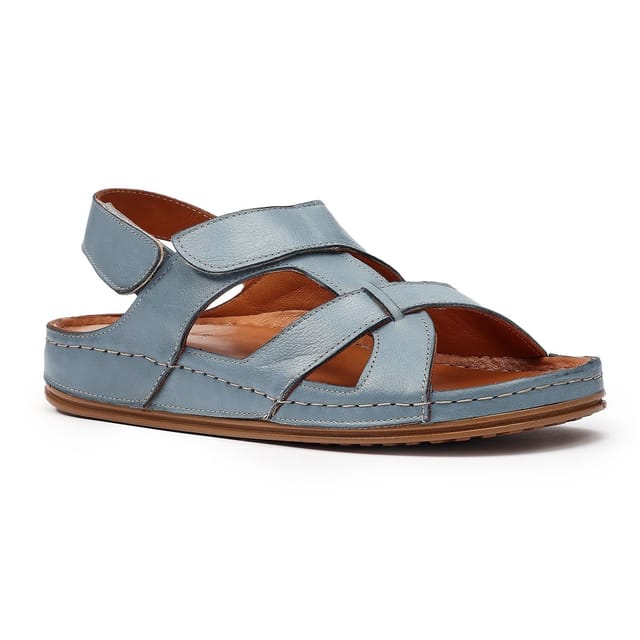 Hotter Hotter Women's Wide Fit 'Dilara' Sandals in Mid Blue - 2