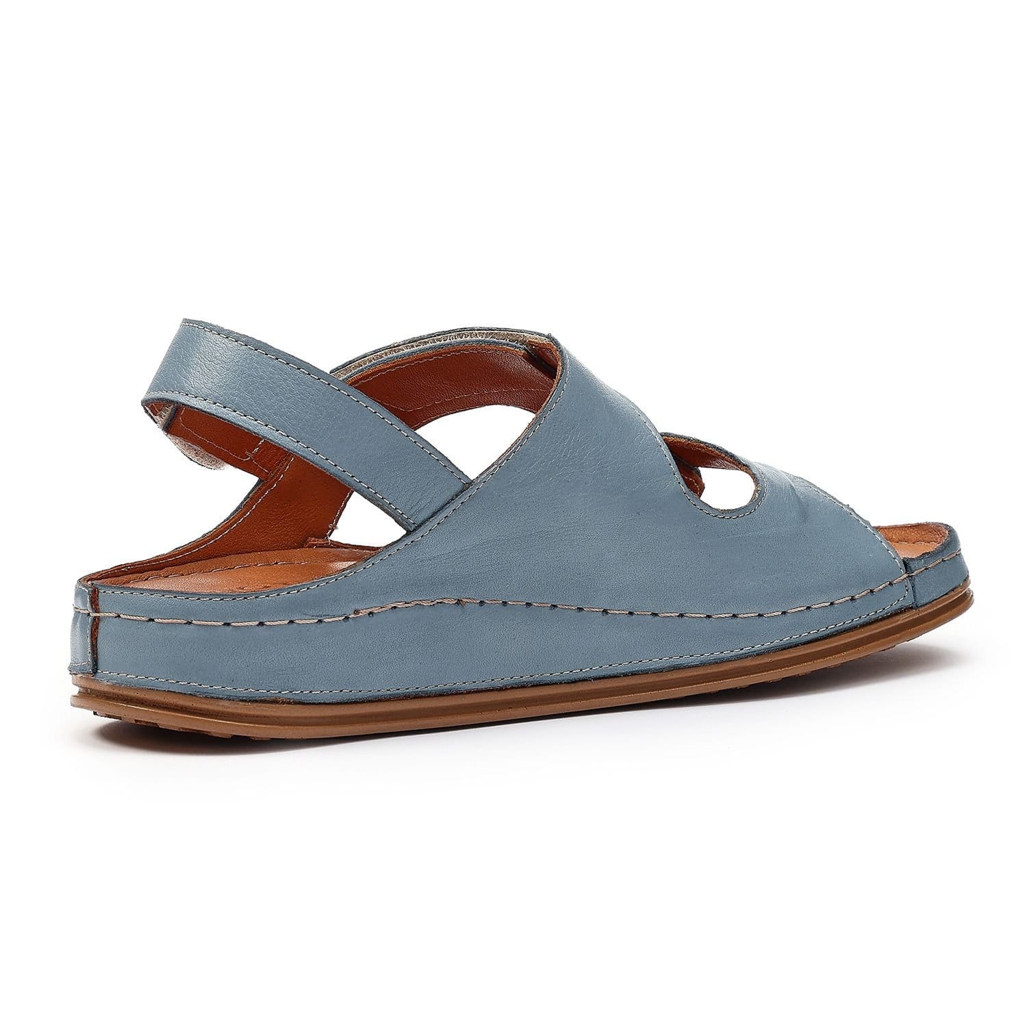 Hotter Hotter Women's Wide Fit 'Dilara' Sandals in Mid Blue - 4
