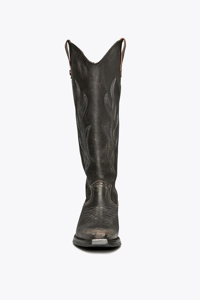 Steve Madden STEVE MADDEN Women's 'Wessel Boot Brown' Leather Boots in Dark Brown - 3