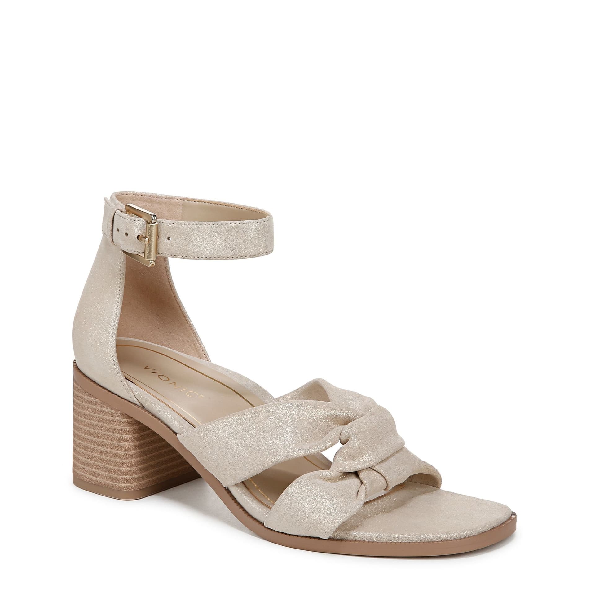 Vionic Vionic Women's Maia Strappy Sandals in Metallic Gold
