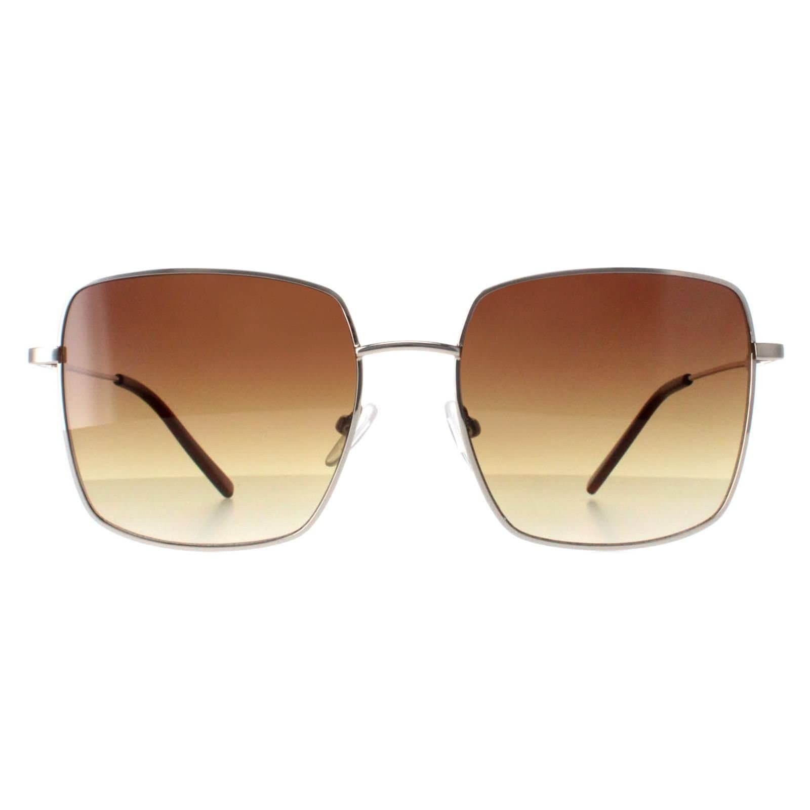 Calvin Klein CALVIN KLEIN Women's Square Gold Brown Gradient CK22121S