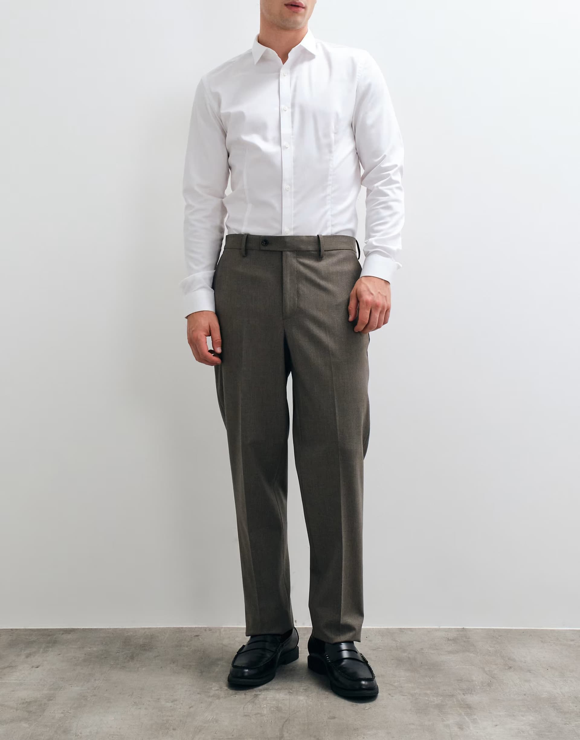 ASOS Mango London slim fit suit trouser co-ord in brown