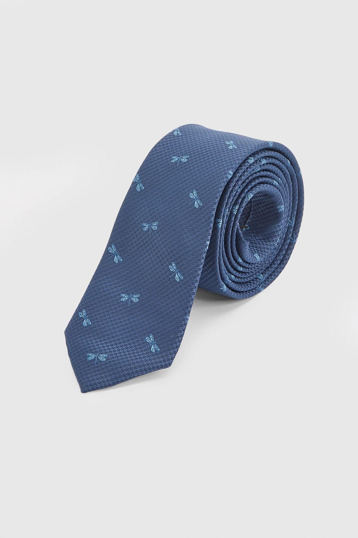 Burton Burton Men's Navy Butterfly Pattern Tie