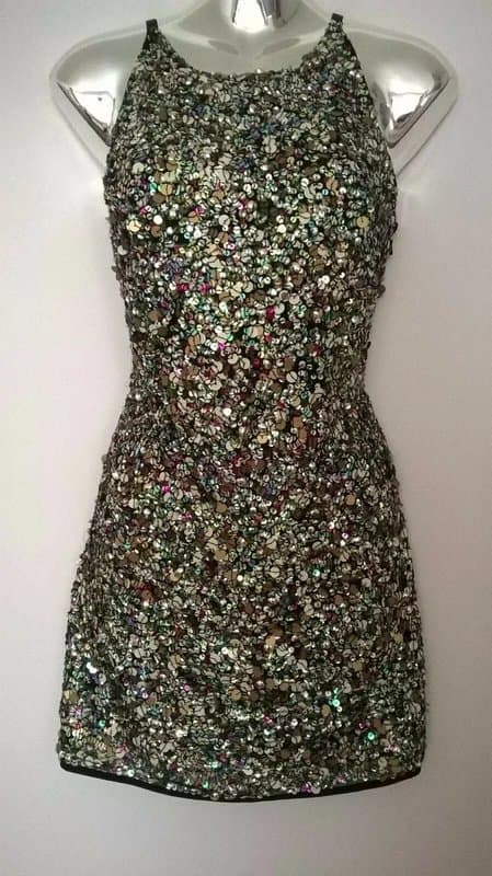 Glamorous Glamorous sequin cami mini dress Size XS Rrp £90