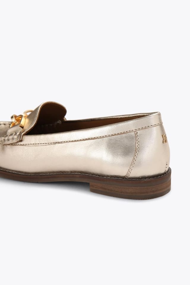 KG Kurt Geiger KG Kurt Geiger Women's 'Marnie' Leather Flats in Gold - 3