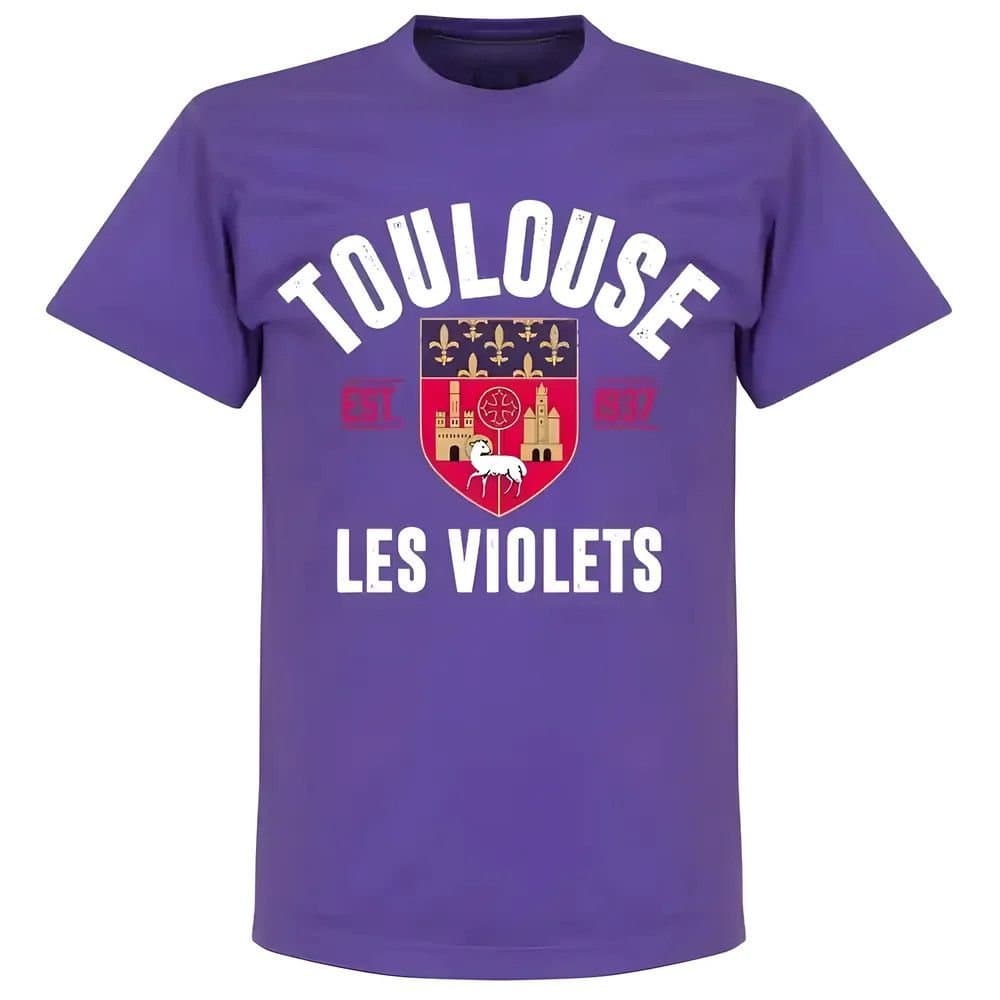 Toulouse Toulouse Men's Established T‑Shirt in Purple
