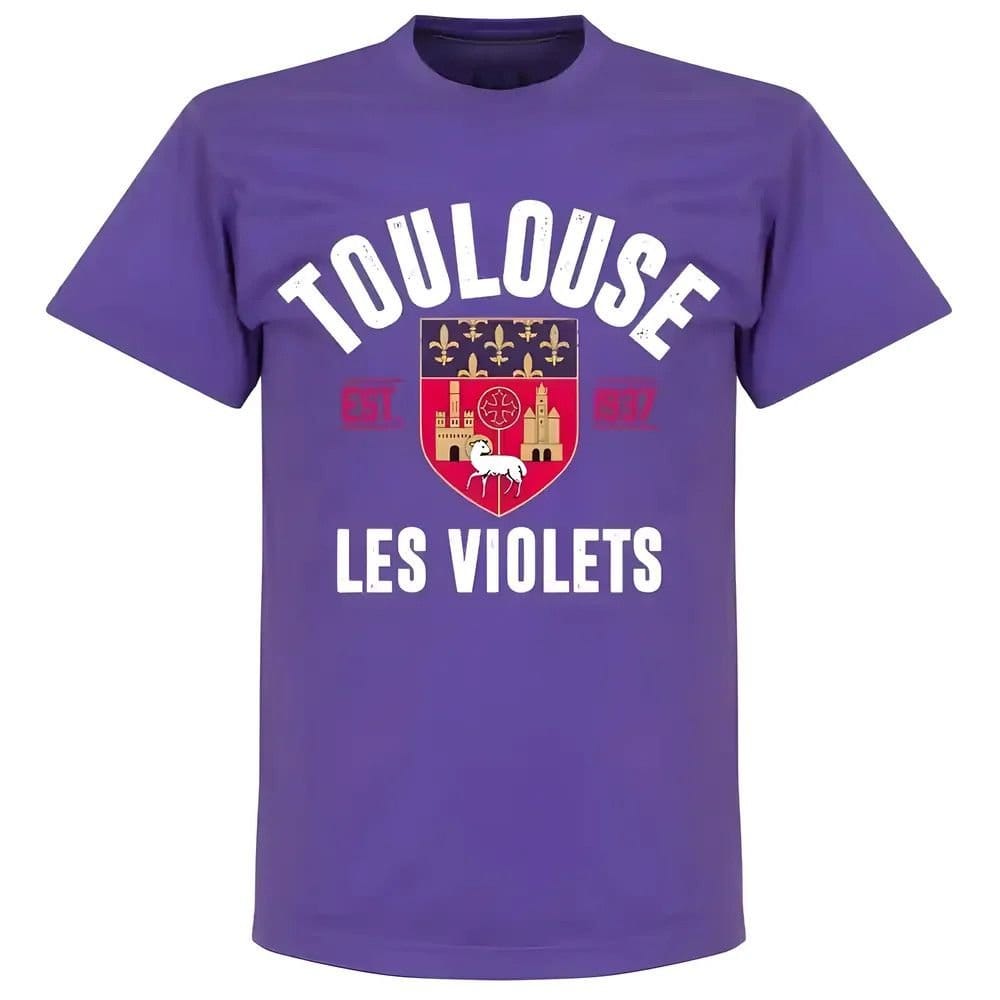 Toulouse Toulouse Men's Established T‑Shirt in Purple - 1