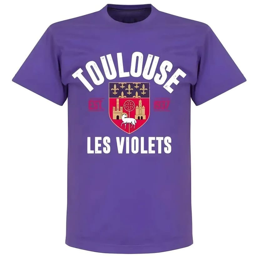 Toulouse Toulouse Men's Established T‑Shirt in Purple - 1