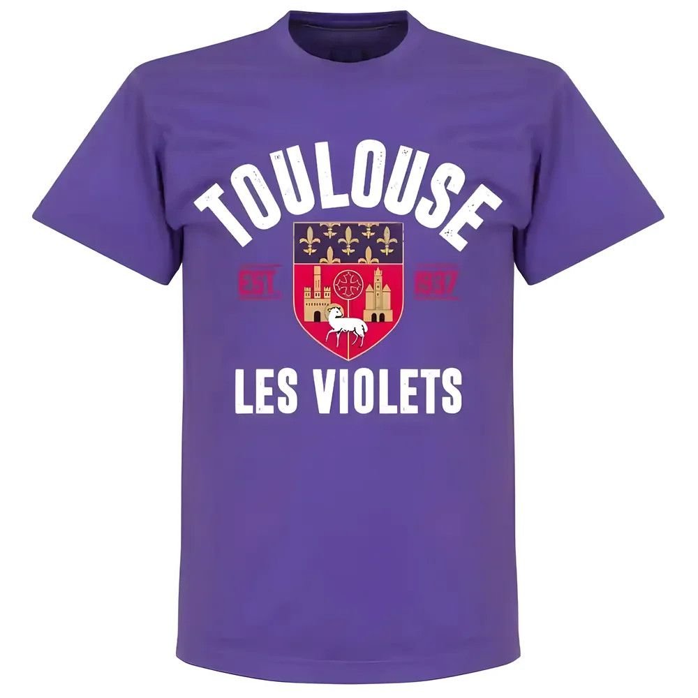 Toulouse Toulouse Men's Established T‑Shirt in Purple - 2