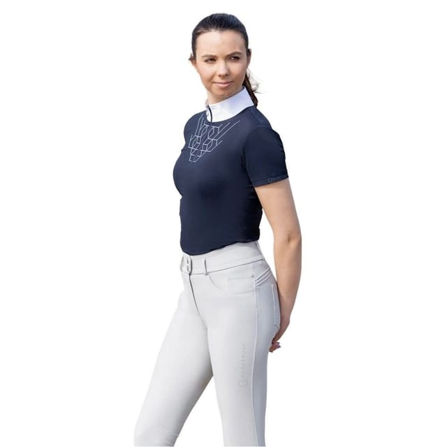 Coldstream Coldstream Women's Ledmore Diamante Breeches in Light Grey - 3