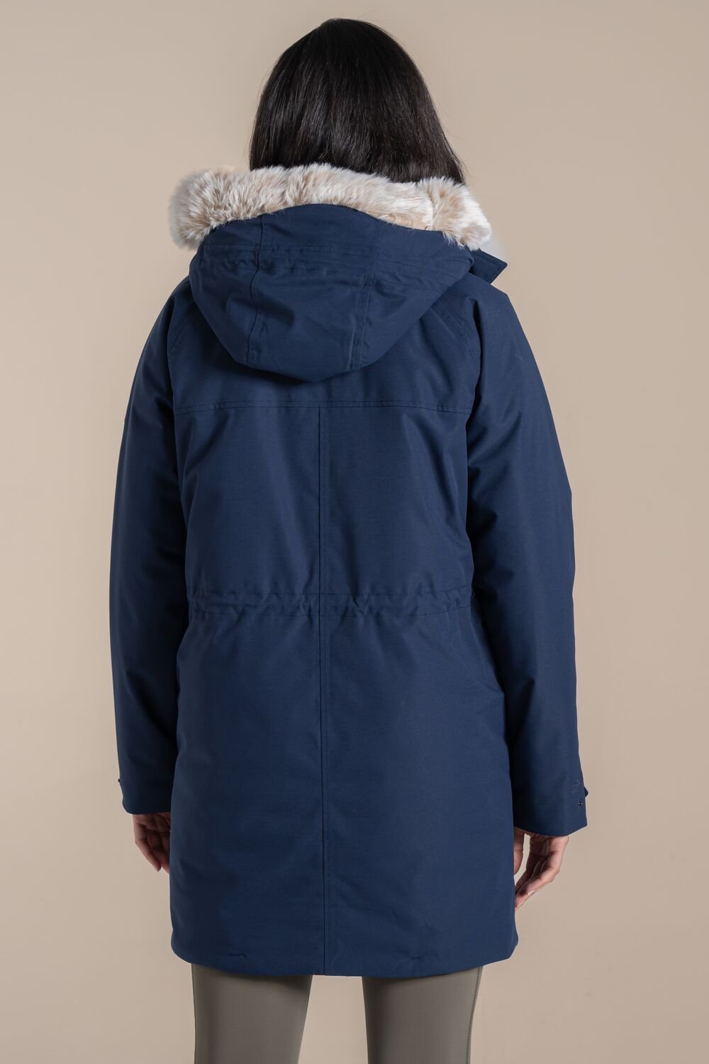 Craghoppers Craghoppers Women's Sofia Hooded Waterproof Breathable Padded Insulated Jacket in Navy - 2