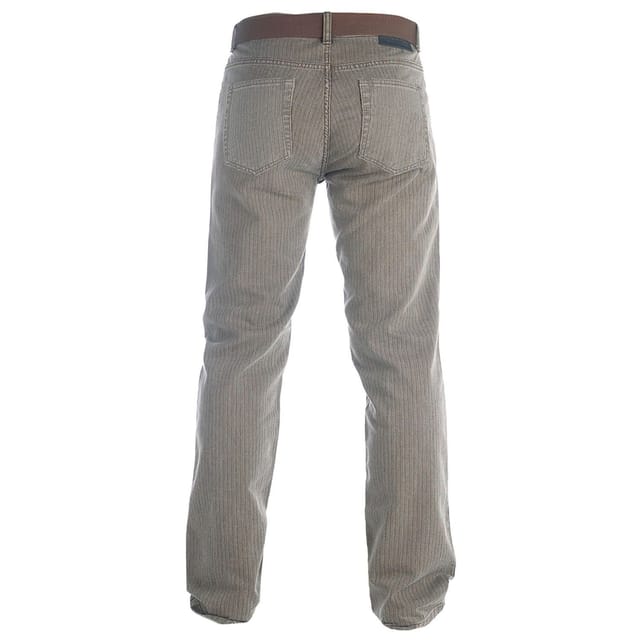 Duke Clothing Duke Clothing Men's London Brian Bedford Cord Trousers With Belt in Brown - 3