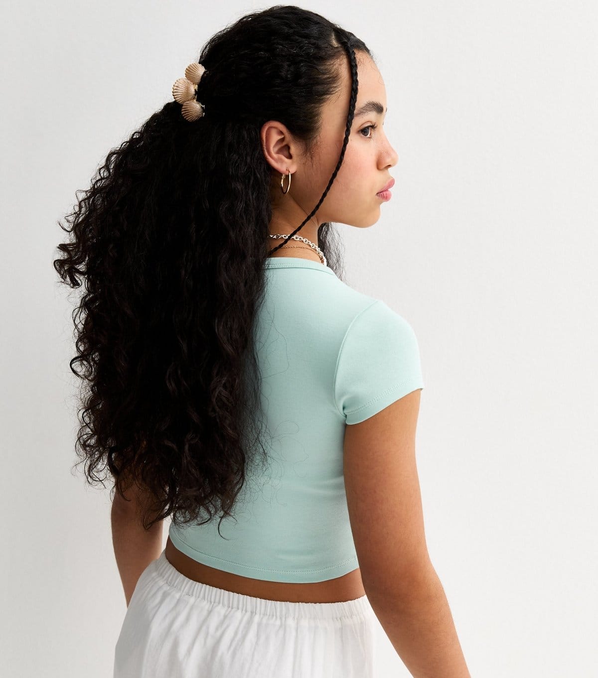 New Look Girls' Turquoise Short Sleeve Top New Look - 4