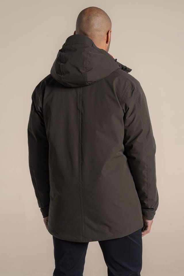 Craghoppers Craghoppers Men's Lorton Thermic Hooded Waterproof Breathable Padded Jacket in Dark Green - 2