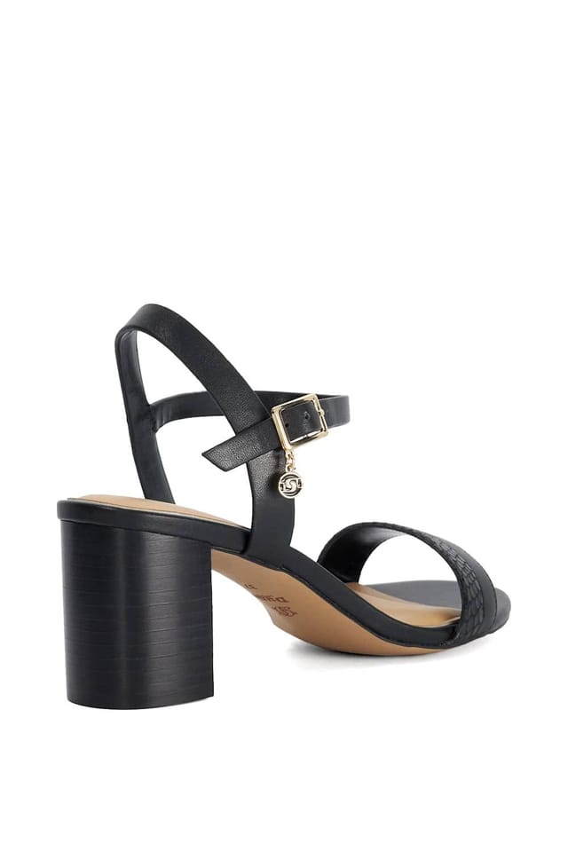 Dune London Dune London Women's Wide Fit 'Jaycie' Leather Sandals in Black - 3