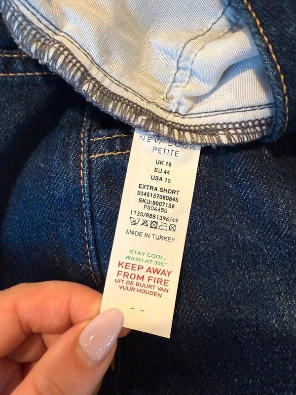 New Look New Look Adalae Wide Leg Blue Jeans