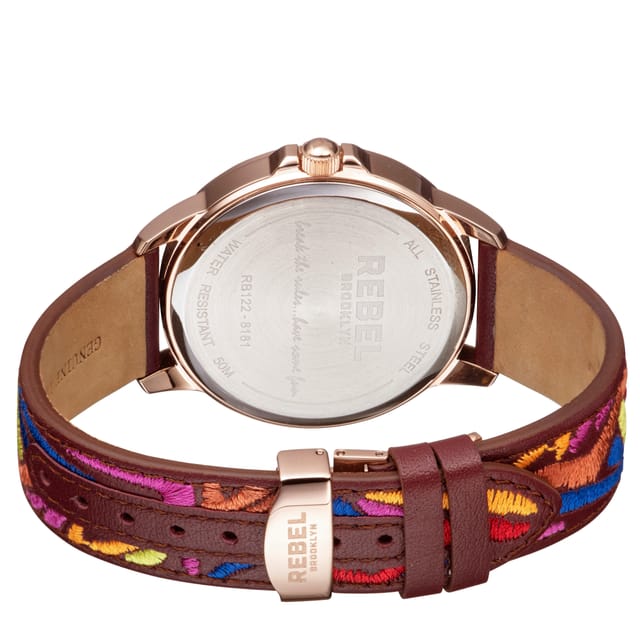 Rebel Rebel Women's Dumbo Burgundy Dial Leather Watch - 2
