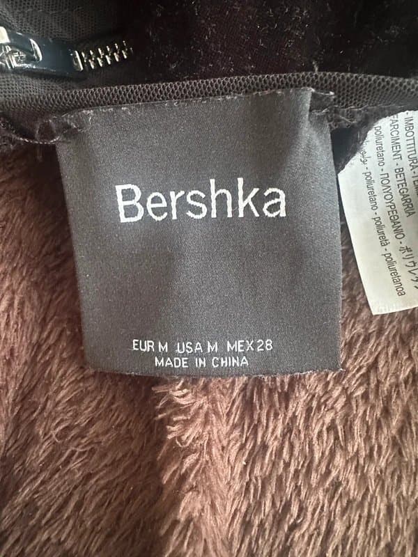 Bershka Bershka velvet corset top