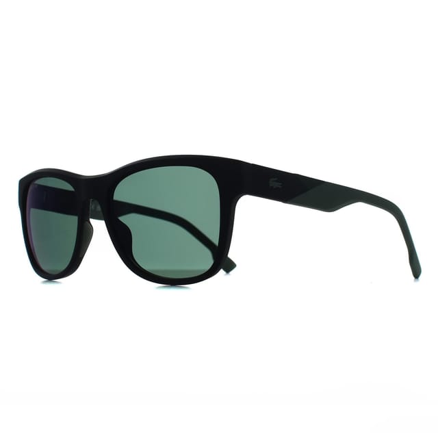 Lacoste Lacoste Men's Rectangle Matte Black Green Mirror L6043S - 2