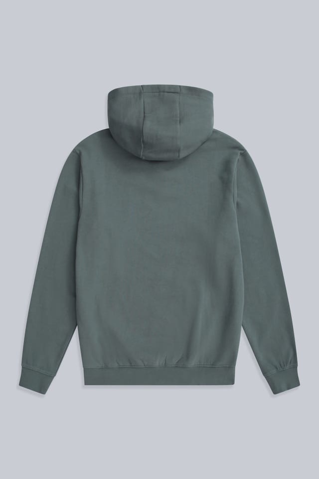 Animal Animal Men's 'River' Cromer Print Warm Comfortable Casual Soft 100% Cotton Hoodie in Green - 2