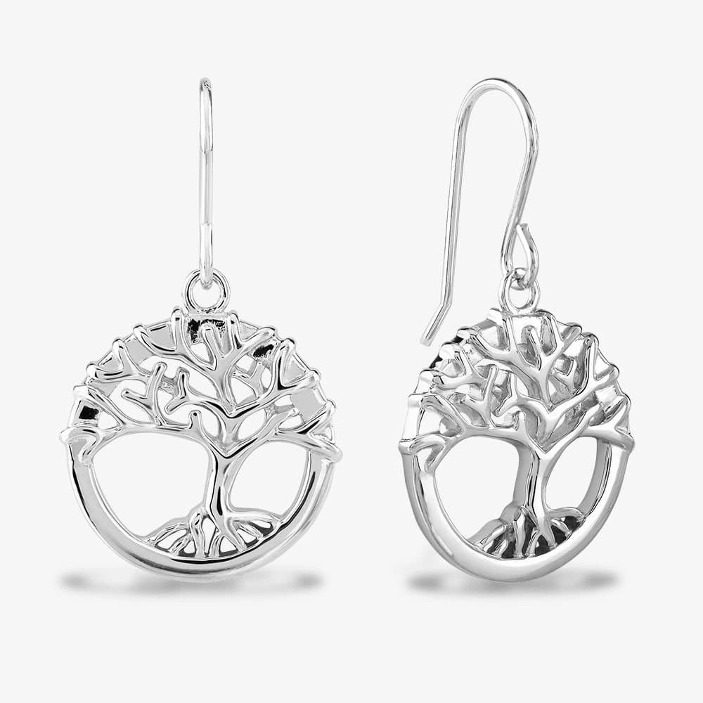 Rosa Lea Rosa Lea Women's Growing Tree Of Life Dropper Earrings BJ-E2985C in Silver