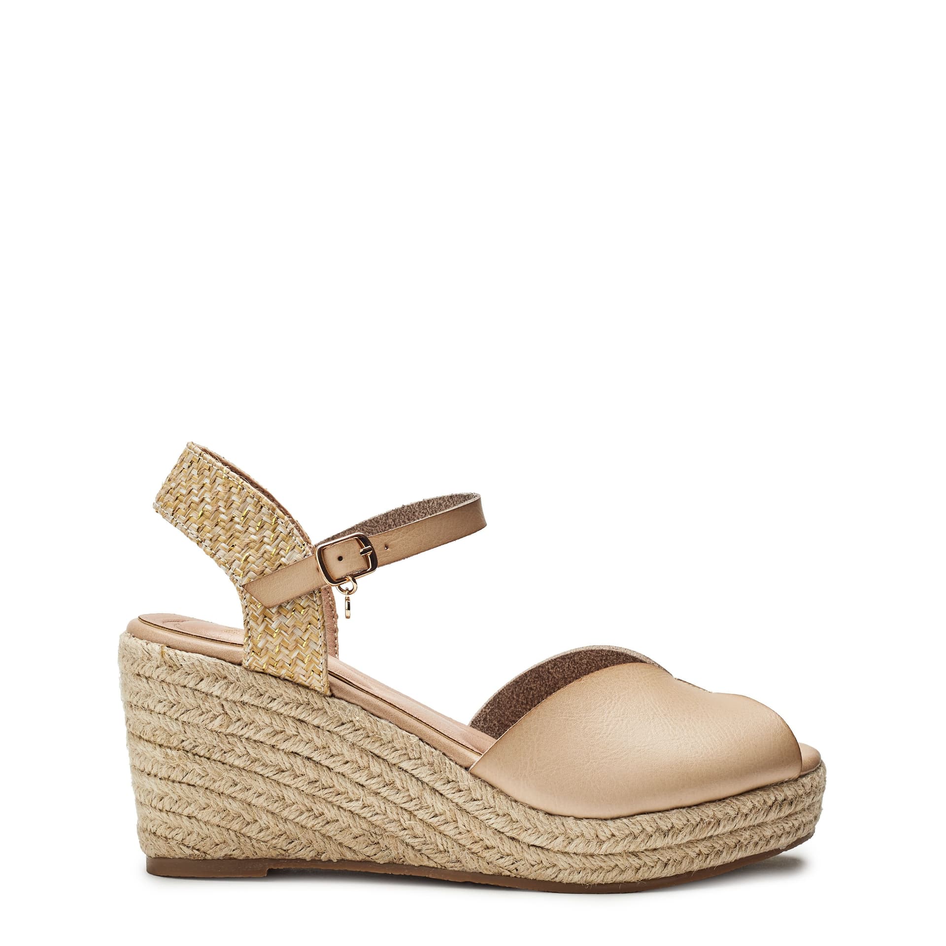 Moda In Pelle Moda In Pelle Off-White Leather Wedges