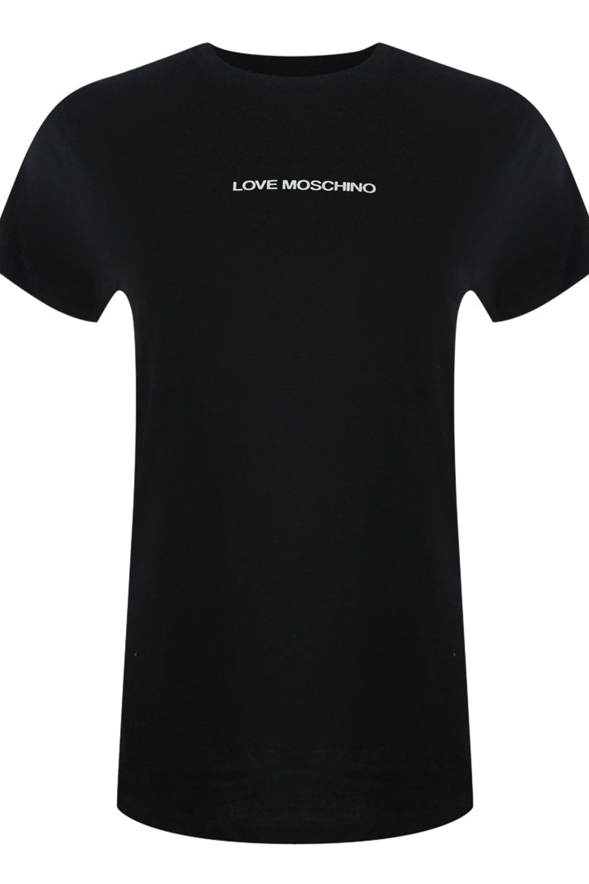 Love Moschino Love Moschino Women's Short Sleeve Round T-shirt in Black