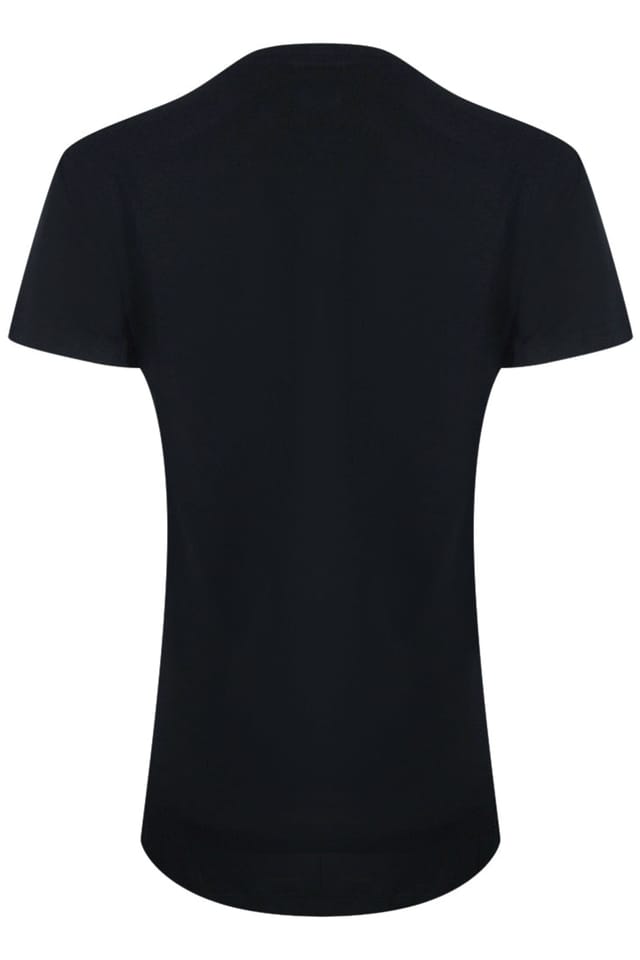 Love Moschino Love Moschino Women's Short Sleeve Round T-shirt in Black - 2