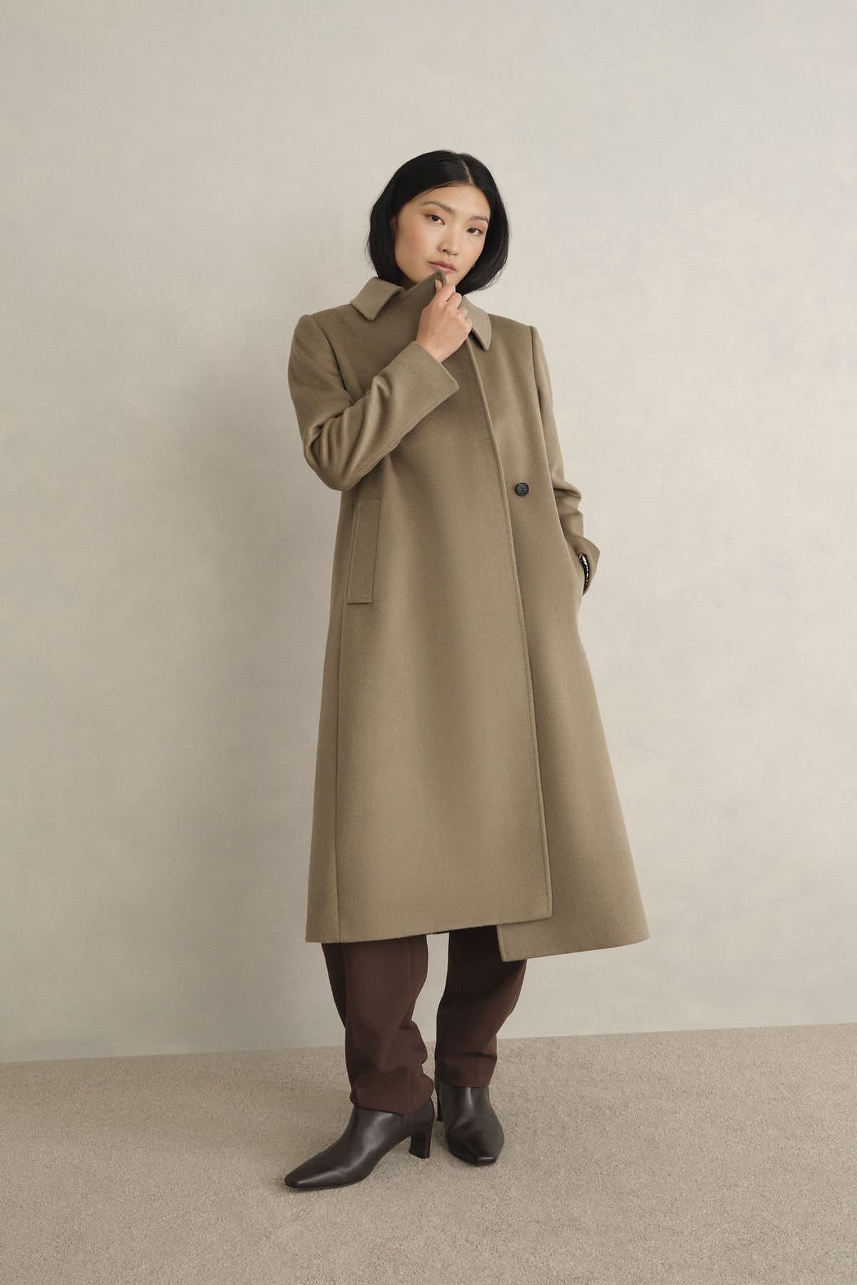Hobbs London Hobbs London Women's Livia Coat in Taupe