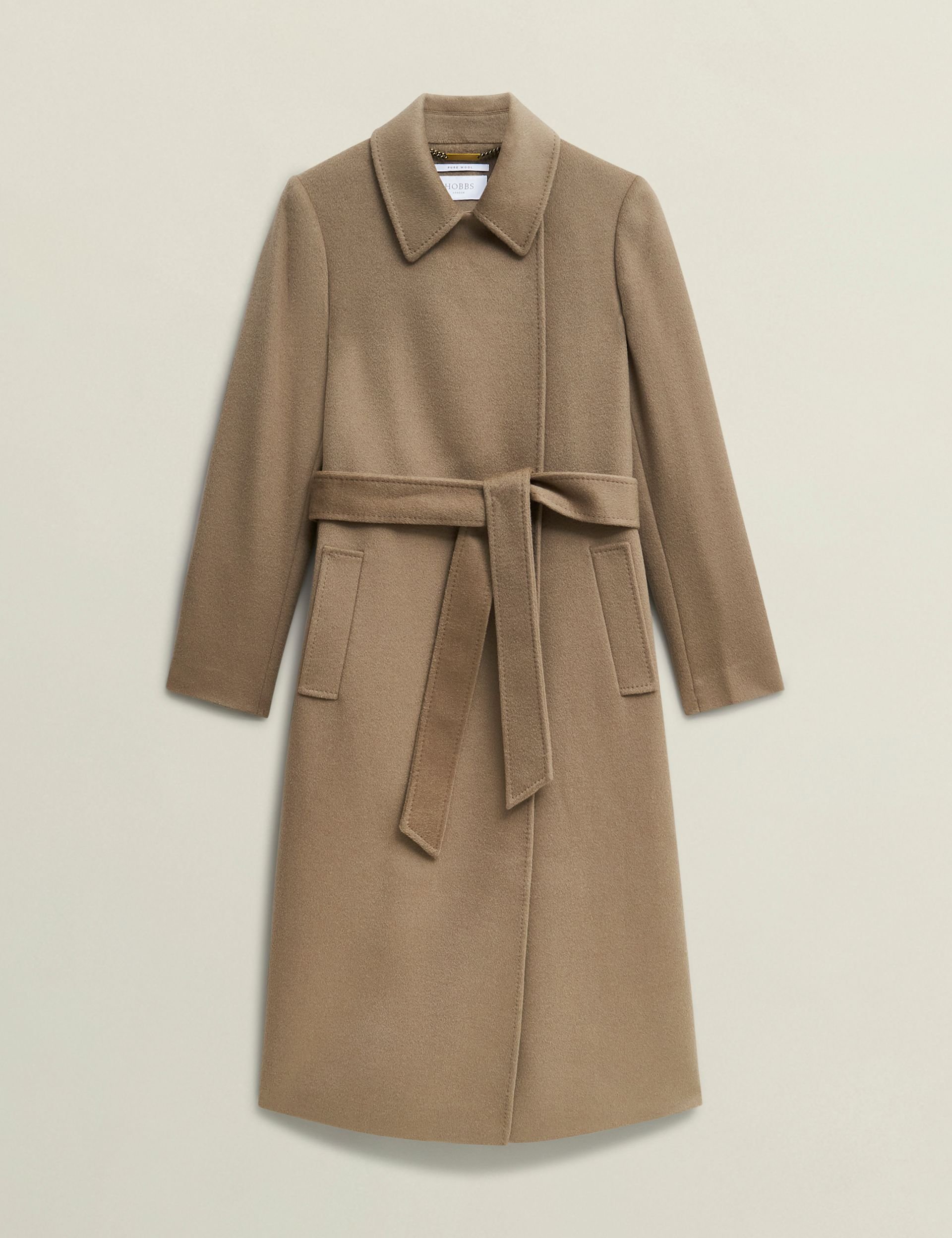 Hobbs London Hobbs London Women's Livia Coat in Taupe - 2