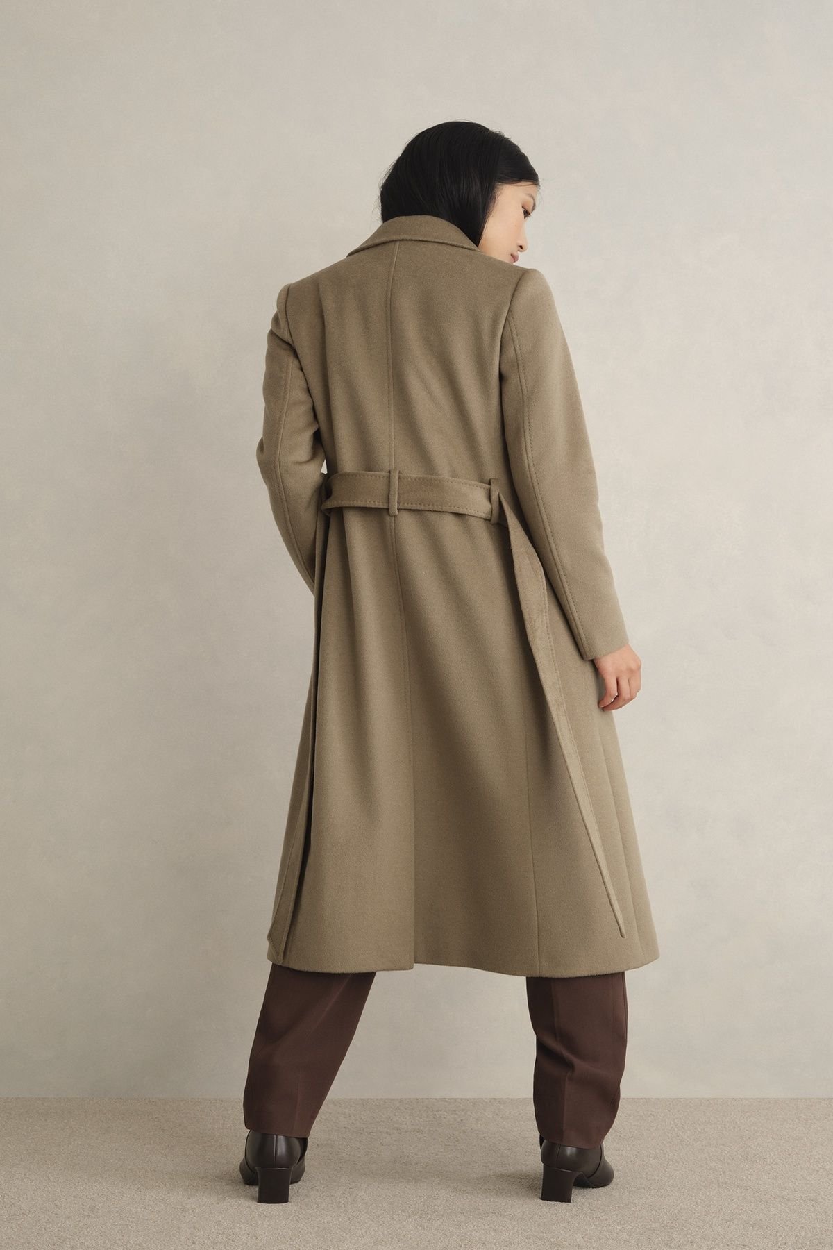 Hobbs London Hobbs London Women's Livia Coat in Taupe - 4