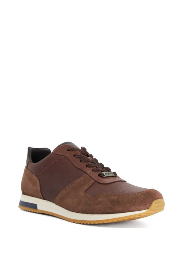Dune London Dune London Men's 'Trusting' Leather Trainers in Brown - 2