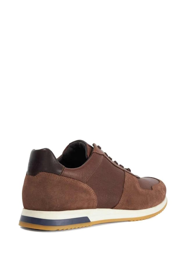 Dune London Dune London Men's 'Trusting' Leather Trainers in Brown - 3