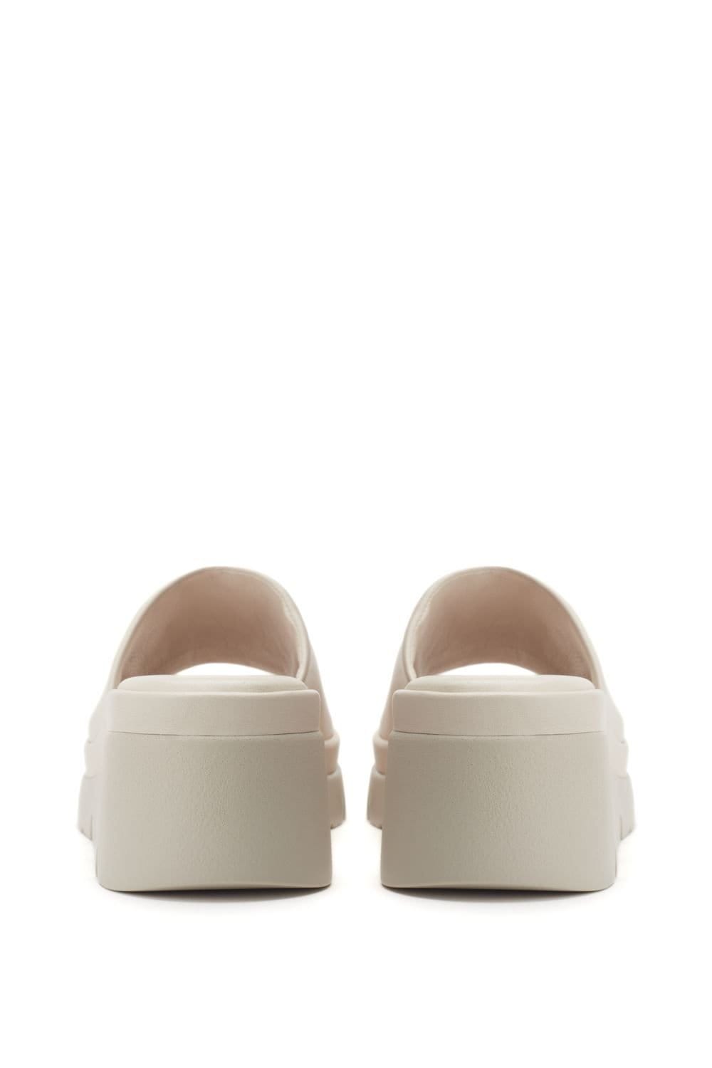 Moda In Pelle Moda In Pelle Women's 'Namya' Leather Flatforms in Cream - 4