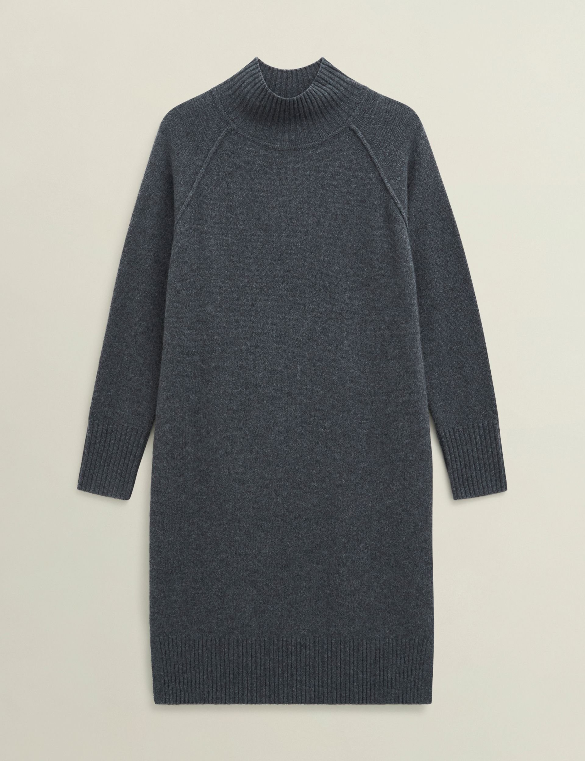 Hobbs London Hobbs London Women's Lorraine Knit Dress in Dark Grey - 2