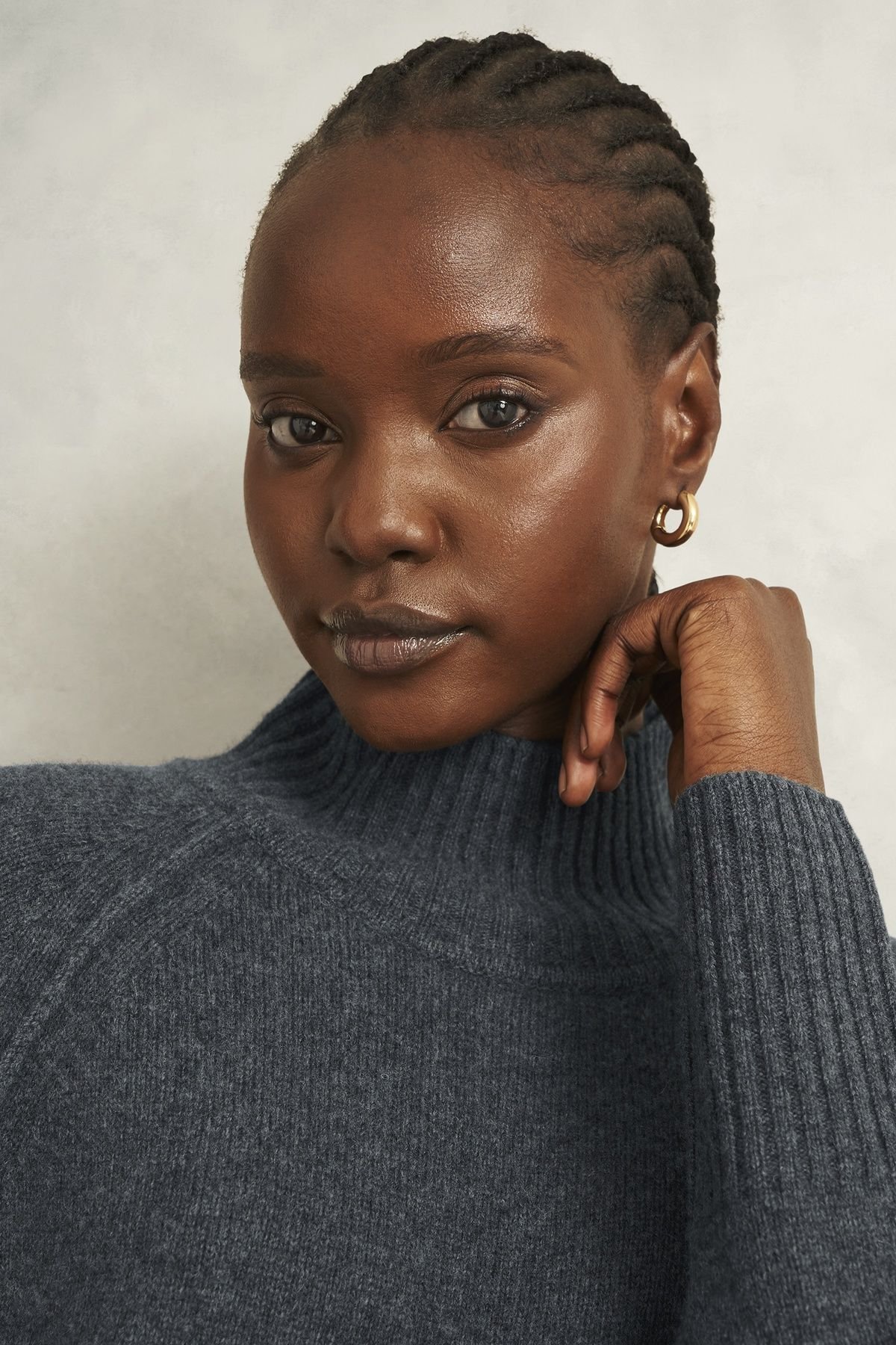 Hobbs London Hobbs London Women's Lorraine Knit Dress in Dark Grey - 3