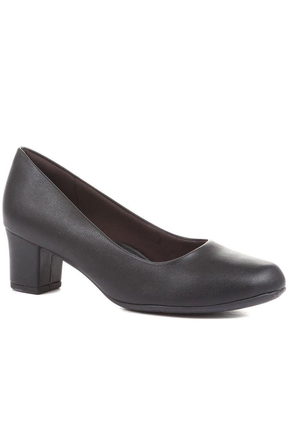Pavers Pavers Women's Heeled Court Shoes in Black