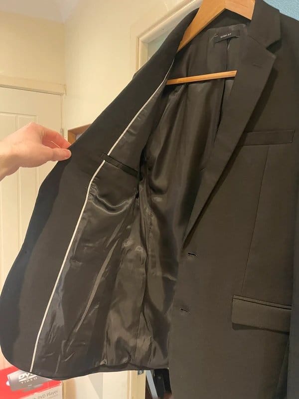 New Look Black Skinny Fit Blazer