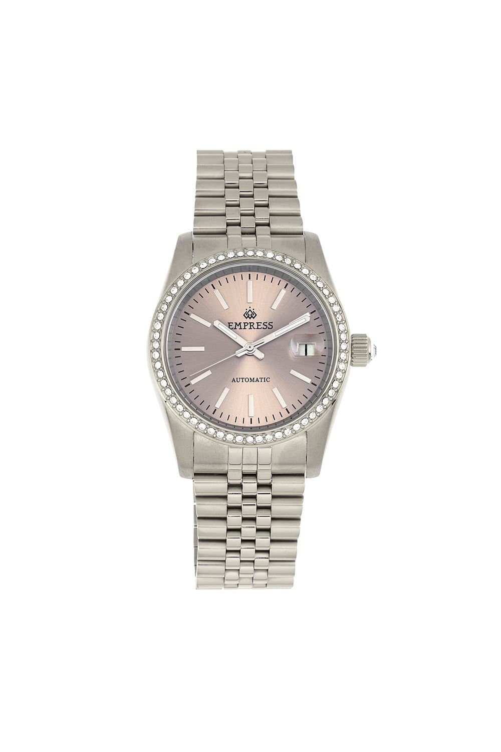 Empress Empress Women's Constance Automatic Bracelet Watch with Date in Grey