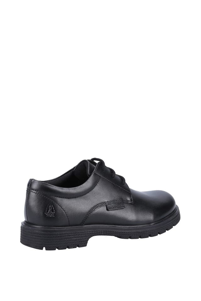 Hush Puppies Hush Puppies Women's Black 'Polly' Junior Leather School Shoe - 2
