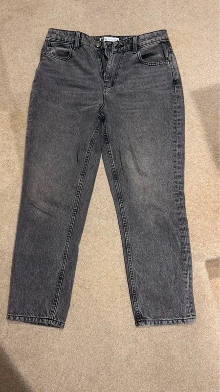 Zara Greg Grey Denim Trousers
