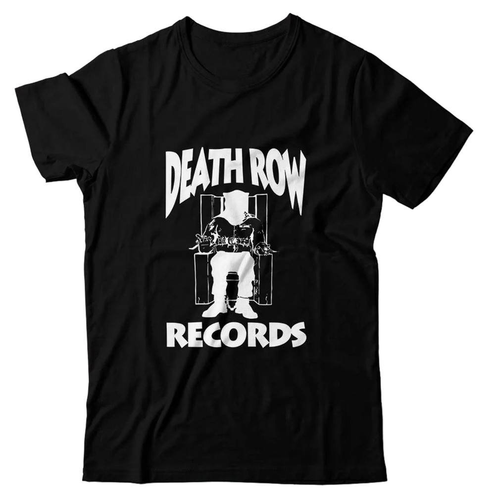 Death Row Records Death Row Records Men's Leaf T-Shirt in Black - 4