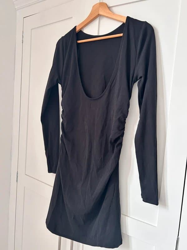 ASOS Design ASOS Design backless long sleeved black dress