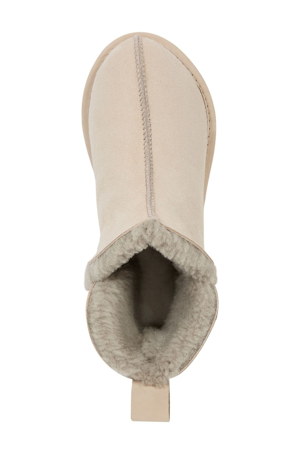 Celtic & Co Celtic & Co Women's Sheepskin Slipper Boot in Cream - 4