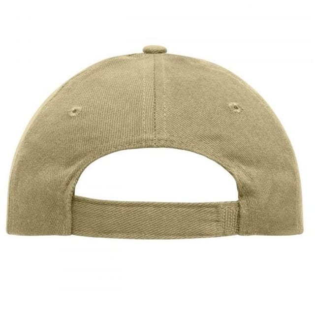 Myrtle Beach Myrtle Beach Men's 6 Panel Heavy Cotton Cap in Beige - 2