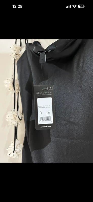 New Look Satin black dress