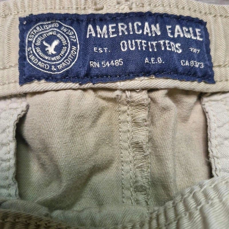 American Eagle American Eagle Men's Beige Jogger Pants Size Medium