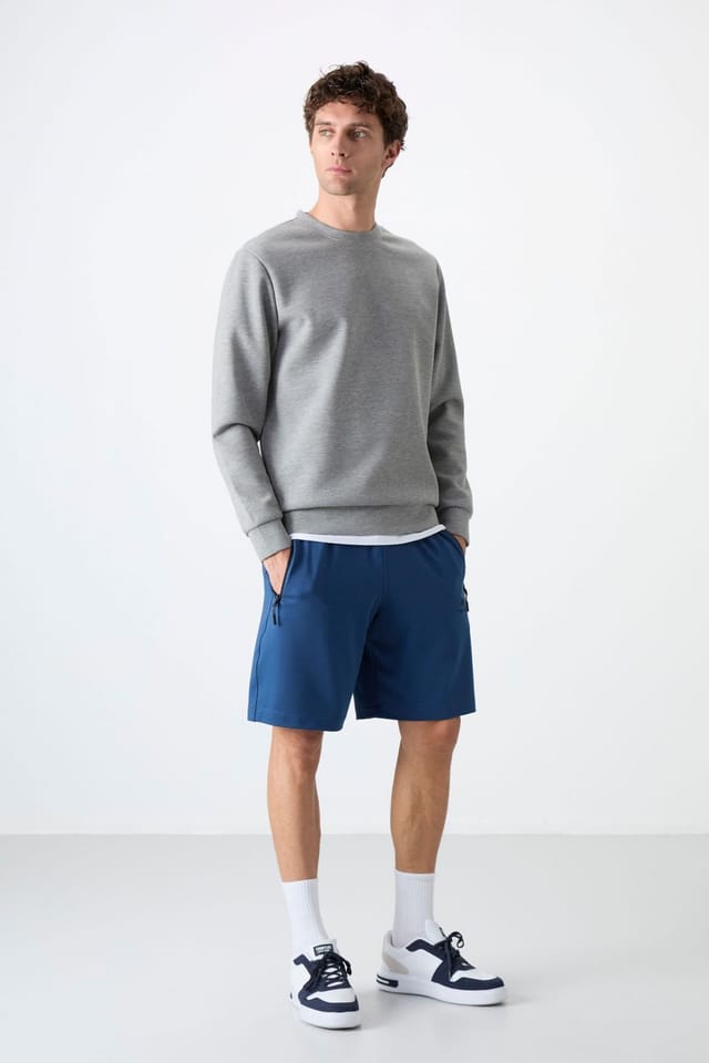 Tommy Life Tommy Life Men's Jersey Shorts in Blue - 2