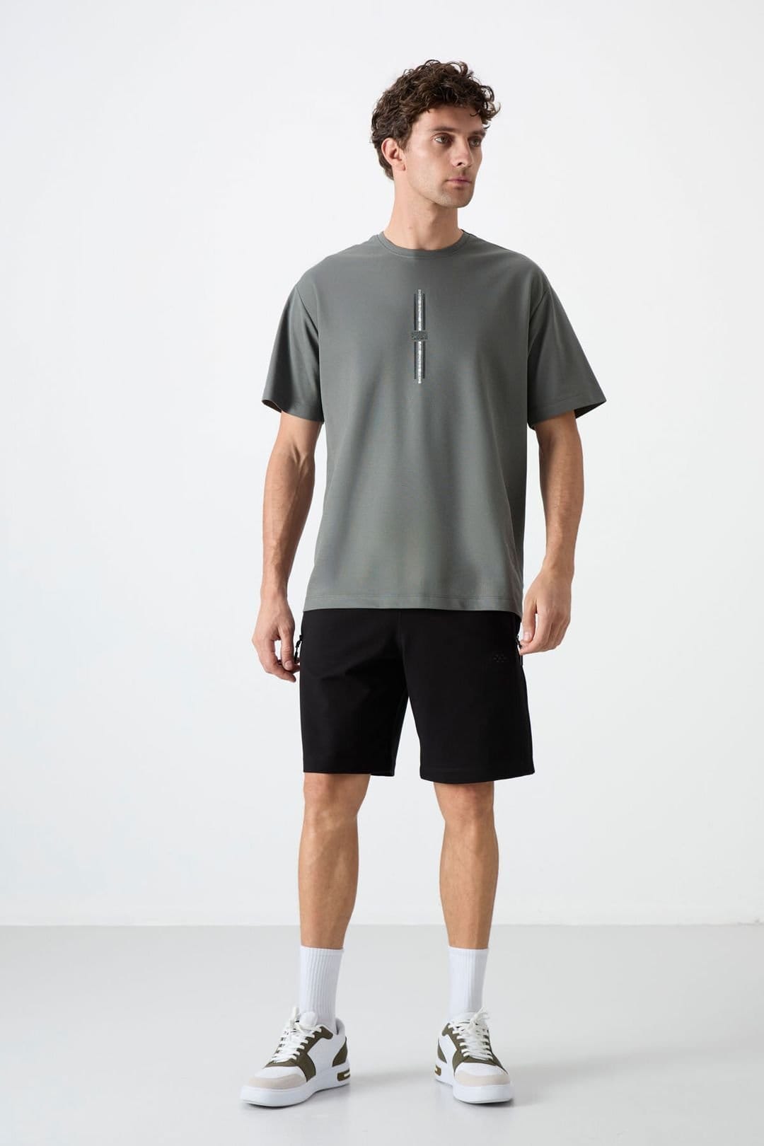 Tommy Life Tommy Life Men's Jersey Shorts in Blue - 4
