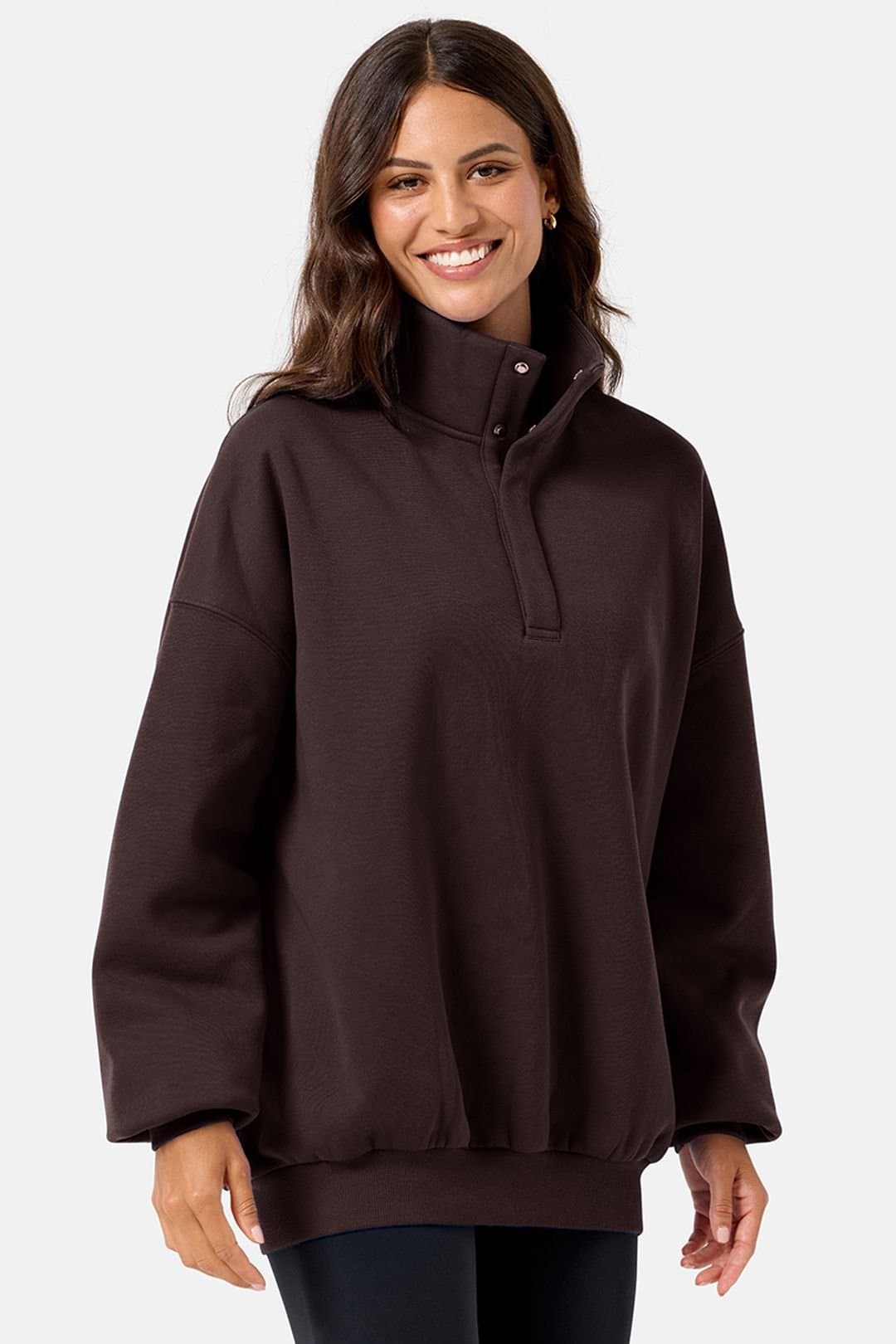 Gym + Coffee Gym + Coffee Women's Sierra Snap Collar Brown